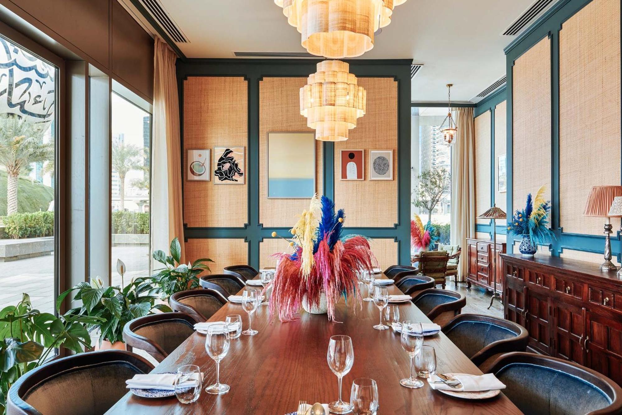 25Hours Hotel Dubai One Central Eksteriør bilde The dining room at the restaurant
